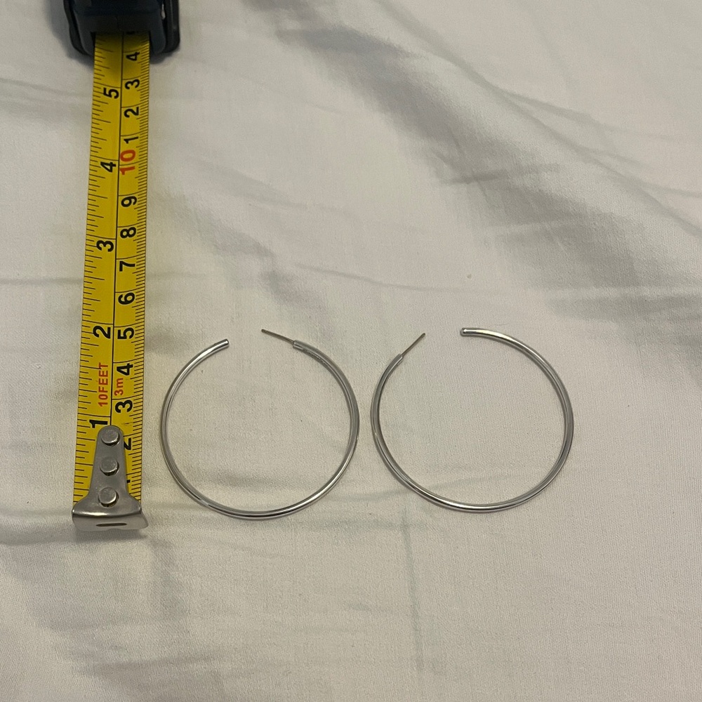 Tiffany’s Sterling Silver Hoop Earrings